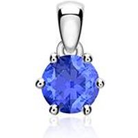 🦚 Saphir Anhänger für Ketten aus 14-karätigem Weißgold 🦚 Saphir Anhänger für Ketten aus 14-karätigem Weißgold