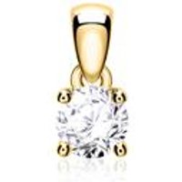 🦚 Damenanhänger aus 14-karätigem Gold mit Diamant 🦚 Damenanhänger aus 14-karätigem Gold mit Diamant