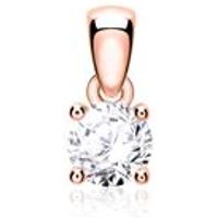 🦚 Kettenanhänger für Damen aus 14K Roségold mit Brillant 🦚 Kettenanhänger für Damen aus 14K Roségold mit Brillant