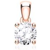 🦚 Damenanhänger aus 585er Roségold mit Diamant 🦚 Damenanhänger aus 585er Roségold mit Diamant