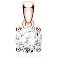 🦚 Diamantanhänger für Damen aus 14K Roségold 🦚 Diamantanhänger für Damen aus 14K Roségold