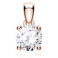 🦚 Anhänger für Damen aus 585er Roségold mit Brillant 🦚 Anhänger für Damen aus 585er Roségold mit Brillant