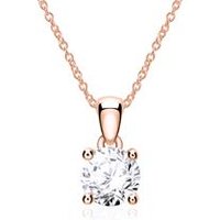 🦚 Halskette für Damen aus 585er Roségold mit Brillant 🦚 Halskette für Damen aus 585er Roségold mit Brillant