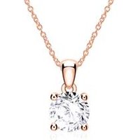 🦚 Damenkette aus 585er Roségold mit Diamant 🦚 Damenkette aus 585er Roségold mit Diamant