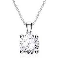 🦚 585er Weißgold Damenkette mit Diamant 🦚 585er Weißgold Damenkette mit Diamant