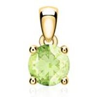🦚 Anhänger aus 14-karätigem Gold mit Peridot 🦚 Anhänger aus 14-karätigem Gold mit Peridot