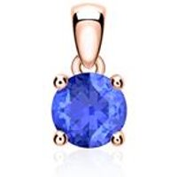 🦚 585er Roségold Kettenanhänger mit Saphir 🦚 585er Roségold Kettenanhänger mit Saphir
