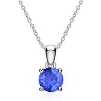 🦚 Halskette aus 585er Weißgold mit Saphir Anhänger 🦚 Halskette aus 585er Weißgold mit Saphir Anhänger