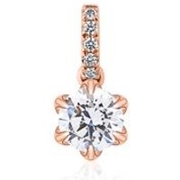 🦚 Lab-grown Diamant Anhänger aus 585er Roségold 🦚 Lab-grown Diamant Anhänger aus 585er Roségold