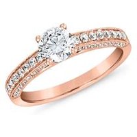 🦚 Lab grown Diamantring aus Roségold, gravierbar 🦚 Lab grown Diamantring aus Roségold, gravierbar