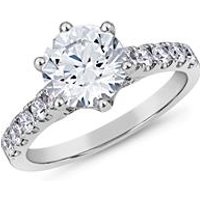 🦚 Verlobungsring mit Diamanten aus Weißgold oder Platin 🦚 Verlobungsring mit Diamanten aus Weißgold oder Platin