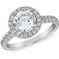 🦚 Weißgold oder Platin Verlobungsring mit Diamanten 🦚 Weißgold oder Platin Verlobungsring mit Diamanten