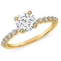 🦚 Verlobungsring mit lab grown Diamanten aus Gelbgold 🦚 Verlobungsring mit lab grown Diamanten aus Gelbgold