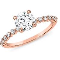 🦚 Gravierbarer lab grown Diamantring aus Roségold 🦚 Gravierbarer lab grown Diamantring aus Roségold