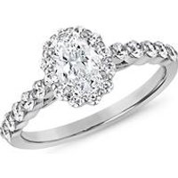 🦚 Verlobungsring aus Weißgold oder Platin mit Diamanten 🦚 Verlobungsring aus Weißgold oder Platin mit Diamanten