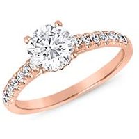 🦚 Roségoldener Verlobungsring mit Diamanten 🦚 Roségoldener Verlobungsring mit Diamanten