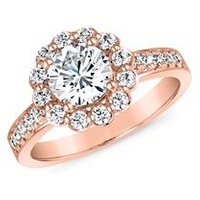 🦚 Gravierbarer Diamantring für Damen aus Roségold 🦚 Gravierbarer Diamantring für Damen aus Roségold