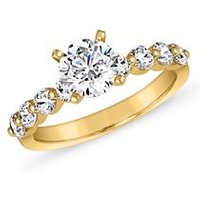 🦚 Goldring mit Diamantbesatz, lab grown 🦚 Goldring mit Diamantbesatz, lab grown