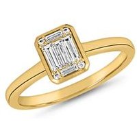 🦚 Ring für Damen aus Gelbgold mit Diamanten 🦚 Ring für Damen aus Gelbgold mit Diamanten