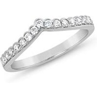 🦚 V-Ring für Damen mit Diamanten aus Weißgold oder Platin 🦚 V-Ring für Damen mit Diamanten aus Weißgold oder Platin