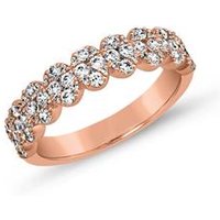🦚 Roségoldener Diamantring für Damen 🦚 Roségoldener Diamantring für Damen