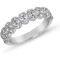 🦚 Diamantring für Damen aus Weißgold oder Platin 🦚 Diamantring für Damen aus Weißgold oder Platin