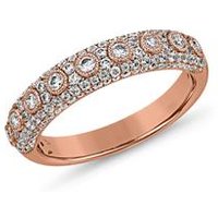 🦚 Damen Ring aus Roségold mit laborgezüchteten Brillanten 🦚 Damen Ring aus Roségold mit laborgezüchteten Brillanten