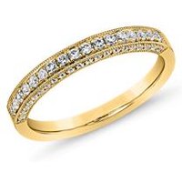 🦚 Diamantbesetzter Goldring für Damen, lab-grown 🦚 Diamantbesetzter Goldring für Damen, lab-grown