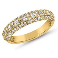 🦚 Goldener Ring für Damen mit Diamantbesatz 🦚 Goldener Ring für Damen mit Diamantbesatz