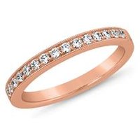 🦚 Damenring aus Roségold mit Diamanten 🦚 Damenring aus Roségold mit Diamanten