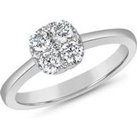 🦚 Diamantring für Damen aus Weißgold oder Platin 🦚 Diamantring für Damen aus Weißgold oder Platin