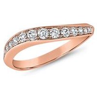 🦚 Roségoldener Ring für Damen mit lab grown Brillanten 🦚 Roségoldener Ring für Damen mit lab grown Brillanten