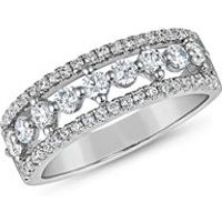 🦚 Diamantring für Damen aus Weißgold oder Platin 🦚 Diamantring für Damen aus Weißgold oder Platin