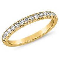 🦚 Half-Memoirering aus Gelbgold mit lab grown Diamanten 🦚 Half-Memoirering aus Gelbgold mit lab grown Diamanten