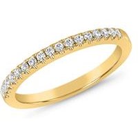 🦚 Half-Eternity Diamantring für Damen aus Gelbgold 🦚 Half-Eternity Diamantring für Damen aus Gelbgold