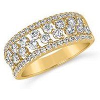 🦚 Damenring aus Gelbgold, lab grown Diamanten, gravierbar 🦚 Damenring aus Gelbgold, lab grown Diamanten, gravierbar