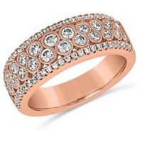 🦚 Roségoldener Gravurring mit lab grown Diamanten 🦚 Roségoldener Gravurring mit lab grown Diamanten