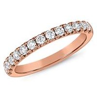 🦚 Half-Eternityring mit lab grown Diamanten aus Roségold 🦚 Half-Eternityring mit lab grown Diamanten aus Roségold