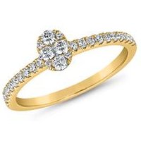 🦚 Damen Gravurring mit Diamanten aus Gelbgold 🦚 Damen Gravurring mit Diamanten aus Gelbgold