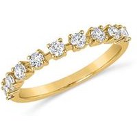 🦚 Goldring mit Diamanten in Krappenfassungen 🦚 Goldring mit Diamanten in Krappenfassungen