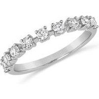 🦚 Weißgold oder Platin Ring mit Diamanten für Damen 🦚 Weißgold oder Platin Ring mit Diamanten für Damen