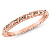 🦚 Roségoldener Ring mit Diamanten für Damen 🦚 Roségoldener Ring mit Diamanten für Damen