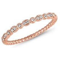 🦚 Roségoldener Ring für Damen mit lab grown Diamanten 🦚 Roségoldener Ring für Damen mit lab grown Diamanten