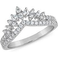 🦚 Damenring mit Diamanten aus Platin oder Weißgold 🦚 Damenring mit Diamanten aus Platin oder Weißgold