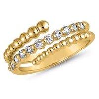 🦚 Damenring aus Gelbgold mit lab grown Diamanten 🦚 Damenring aus Gelbgold mit lab grown Diamanten