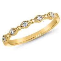 🦚 Goldener Diamantring für Damen, gravierbar 🦚 Goldener Diamantring für Damen, gravierbar