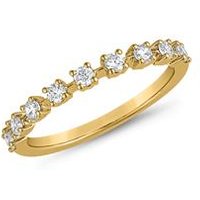 🦚 Gelbgoldener Ring mit Brillanten für Damen 🦚 Gelbgoldener Ring mit Brillanten für Damen