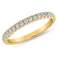 🦚 Gelbgoldener Half-Eternityring mit lab grown Diamanten 🦚 Gelbgoldener Half-Eternityring mit lab grown Diamanten