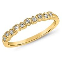 🦚 Gelbgoldener Ring mit lab grown Diamanten, gravierbar 🦚 Gelbgoldener Ring mit lab grown Diamanten, gravierbar