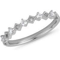 🦚 Damenring aus Weißgold oder Platin mit Diamanten 🦚 Damenring aus Weißgold oder Platin mit Diamanten